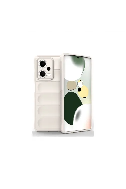 Xiaomi Poco X5 5g Kılıf Optimum Silikon - Krem