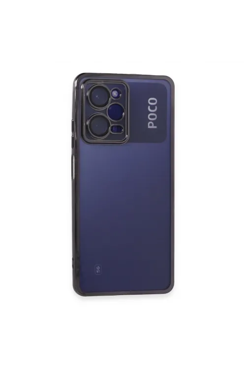 Xiaomi Poco X5 Pro 5g Kılıf Razer Lensli Silikon - Mor
