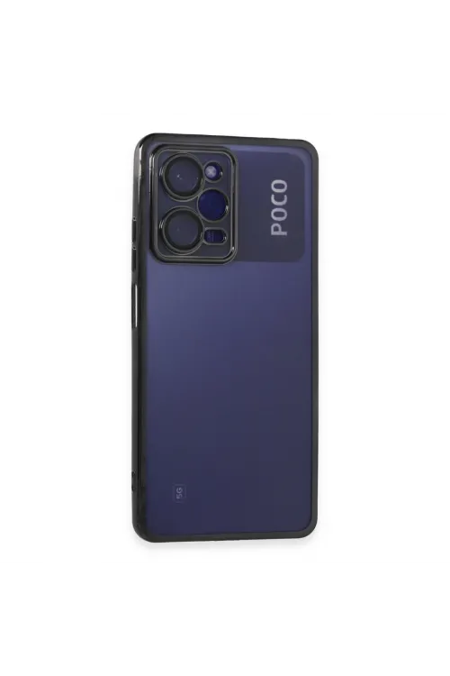 Xiaomi Poco X5 Pro 5g Kılıf Razer Lensli Silikon - Siyah