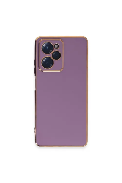 Xiaomi Poco X5 Pro 5g Kılıf Volet Silikon - Mor