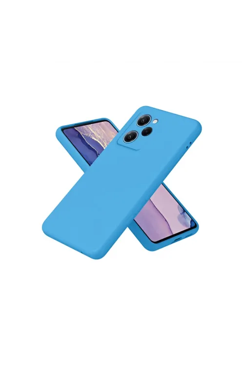 Xiaomi Poco X5 Pro 5g Nano İçi Kadife Silikon - Mavi