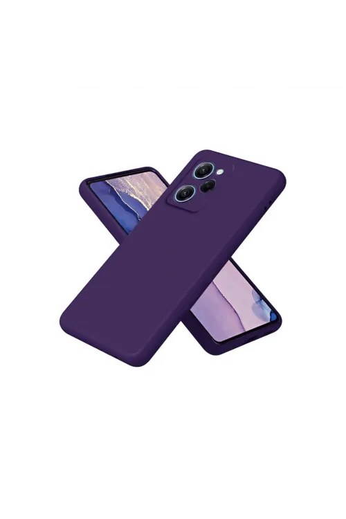 Xiaomi Poco X5 Pro 5g Nano İçi Kadife Silikon - Mor