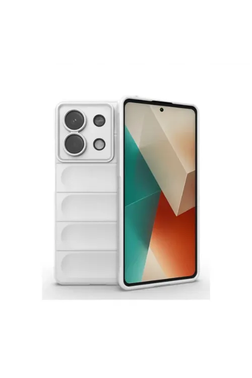 Xiaomi Poco X6 Kılıf Optimum Silikon - Krem
