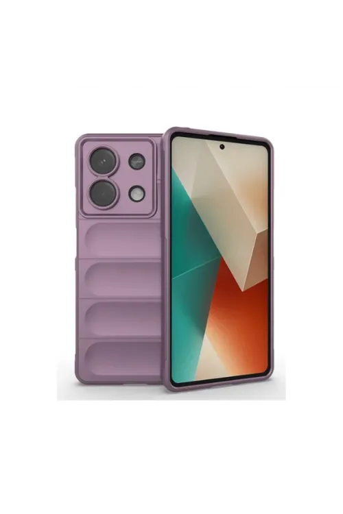 Xiaomi Poco X6 Kılıf Optimum Silikon - Mor