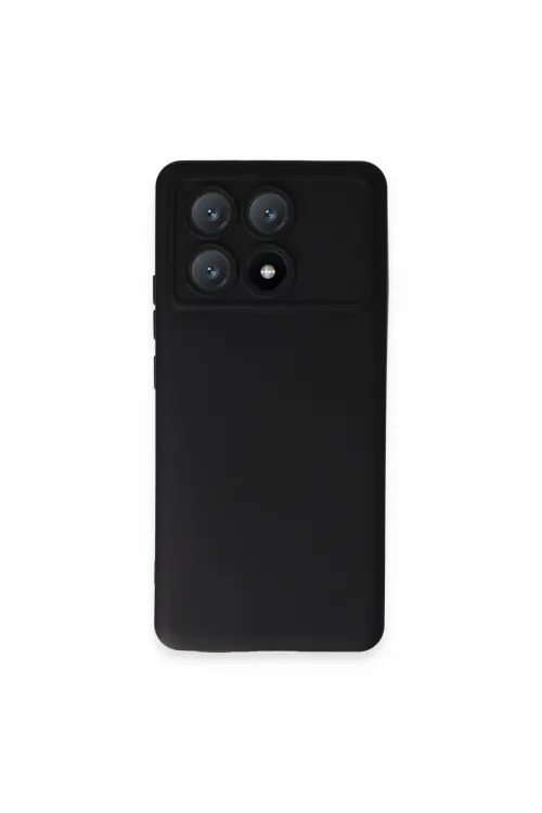 Xiaomi Poco X6 Pro Kılıf Nano İçi Kadife Silikon - Siyah