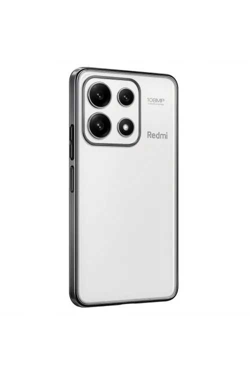 Xiaomi Poco X6 Pro Kılıf Razer Lensli Silikon - Gümüş