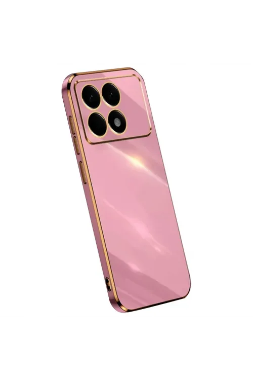 Xiaomi Poco X6 Pro Kılıf Volet Silikon - Mor