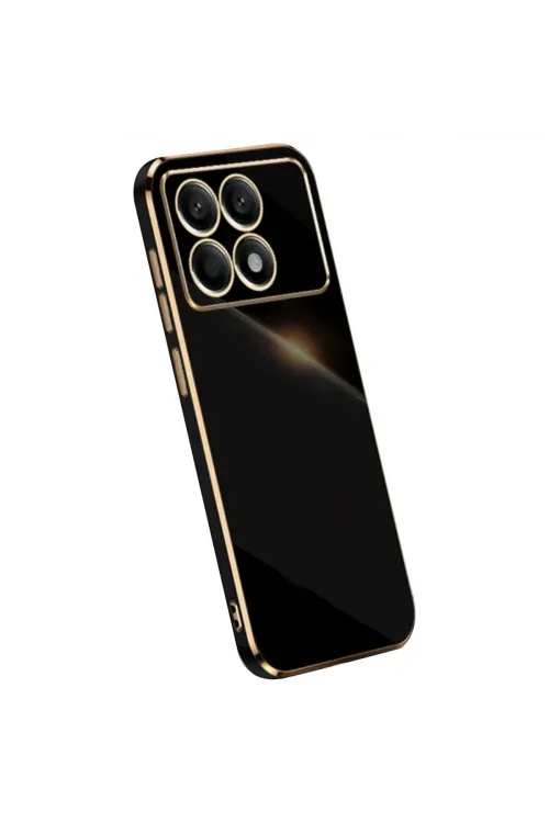 Xiaomi Poco X6 Pro Kılıf Volet Silikon - Siyah