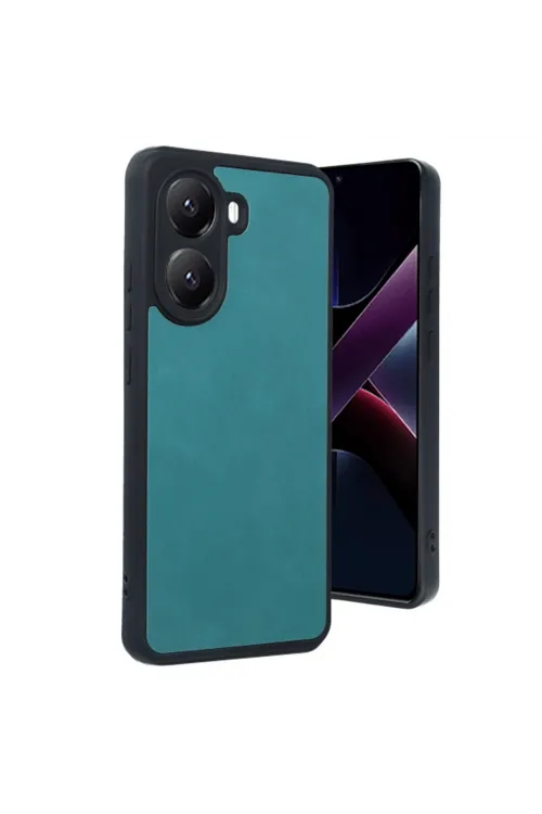Xiaomi Poco X7 Pro Kılıf Aras Deri Kapak - Açık Yeşil