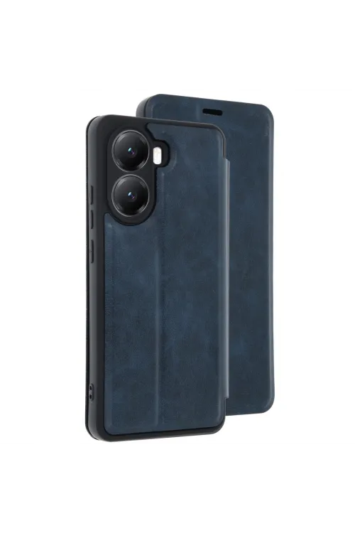 Xiaomi Poco X7 Pro Kılıf Flip Cover - Lacivert
