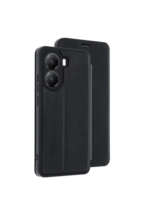 Xiaomi Poco X7 Pro Kılıf Flip Cover - Siyah
