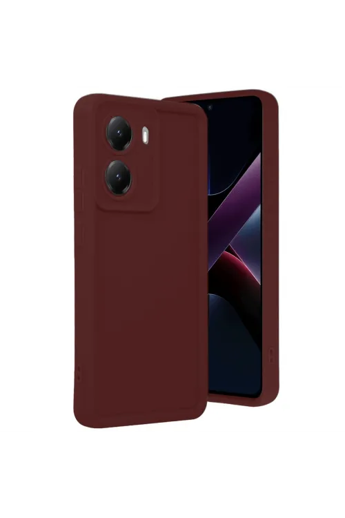 Xiaomi Poco X7 Pro Viera Silikon - Bordo