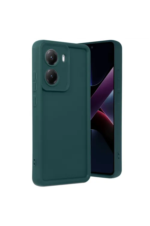 Xiaomi Poco X7 Pro Viera Silikon - Koyu Yeşil