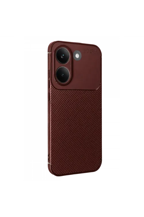 Xiaomi Poco X8 Pro Auto Focus Karbon Kapak - Bordo