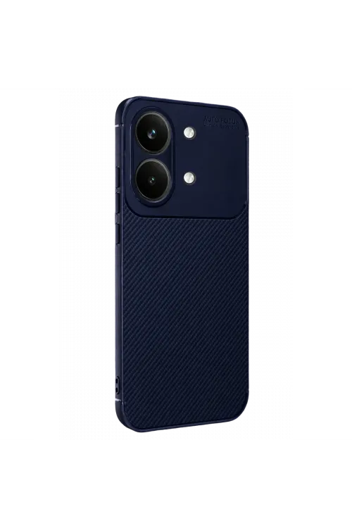 Xiaomi Poco X8 Pro Max Auto Focus Karbon Kapak - Lacivert