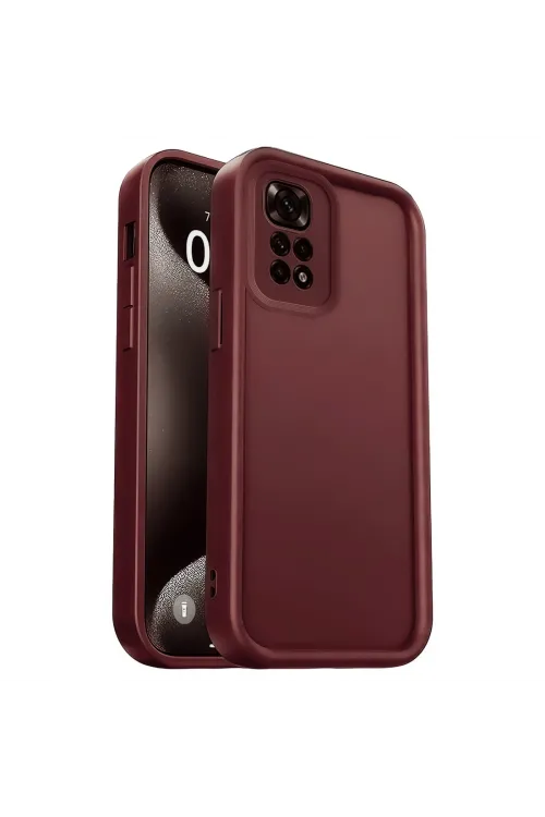 Xiaomi Redmi 10 2022 Kılıf Viera Silikon - Bordo