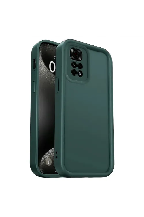 Xiaomi Redmi 10 2022 Kılıf Viera Silikon - Koyu Yeşil