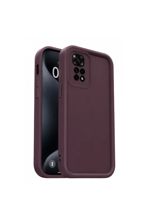 Xiaomi Redmi 10 2022 Kılıf Viera Silikon - Mürdüm