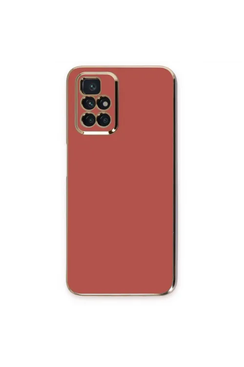 Xiaomi Redmi 10 2022 Kılıf Volet Silikon - Kırmızı