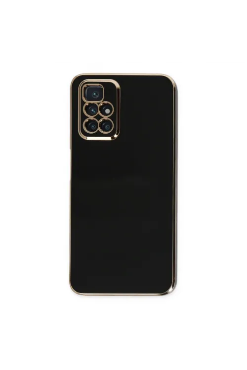 Xiaomi Redmi 10 2022 Kılıf Volet Silikon - Siyah
