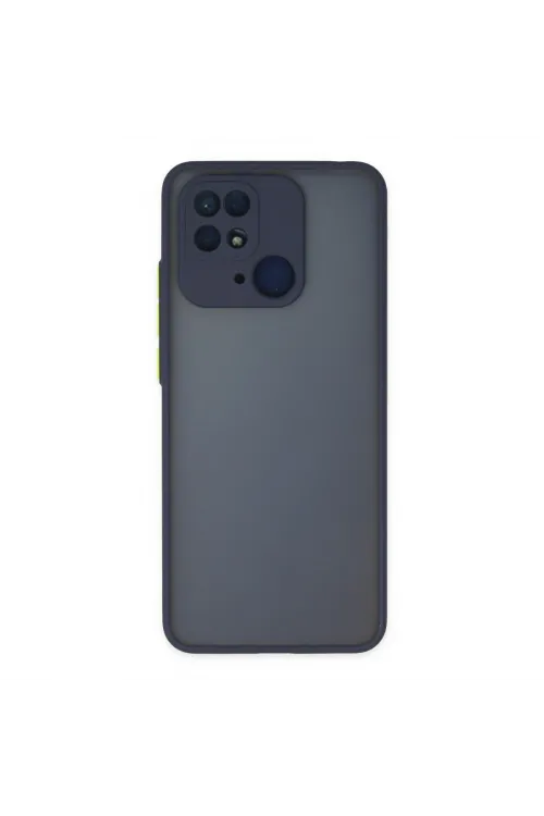 Xiaomi Redmi 10c Kılıf Montreal Silikon Kapak - Lacivert