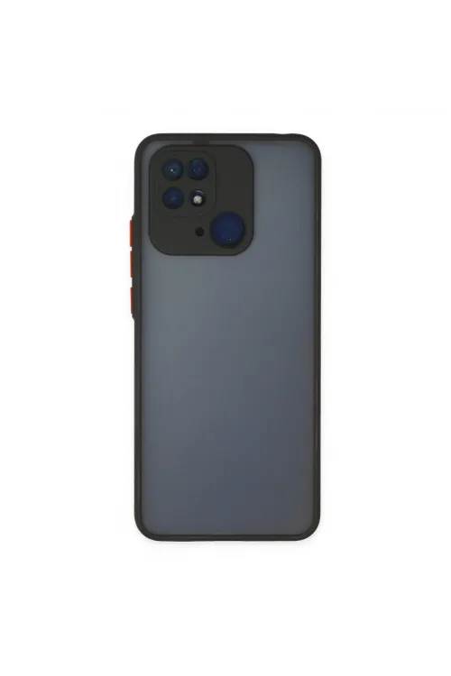 Xiaomi Redmi 10c Kılıf Montreal Silikon Kapak - Siyah