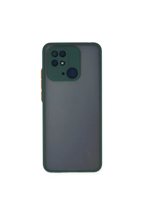 Xiaomi Redmi 10c Kılıf Montreal Silikon Kapak - Yeşil