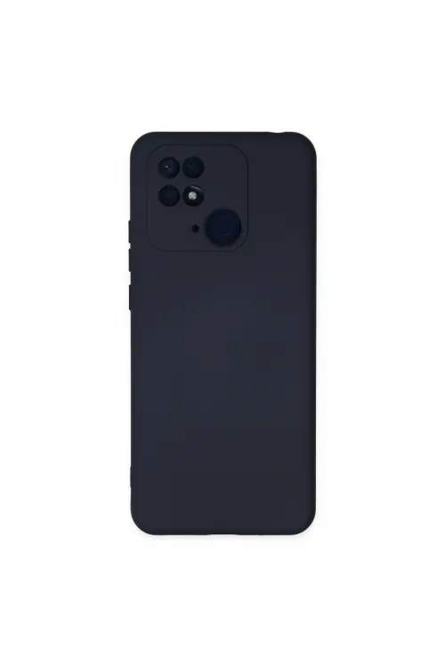 Xiaomi Redmi 10c Kılıf Nano İçi Kadife Silikon - Lacivert