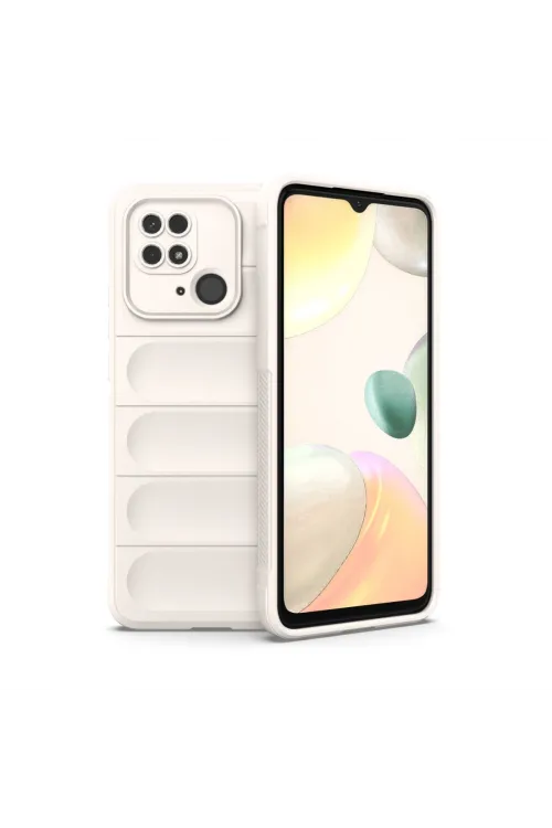 Xiaomi Redmi 10c Kılıf Optimum Silikon - Krem