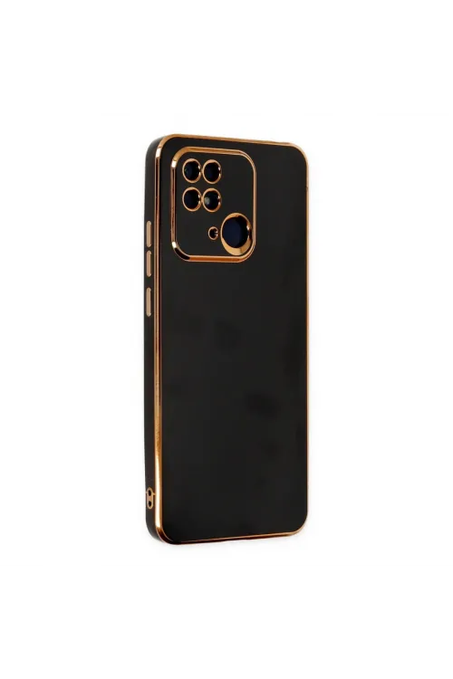 Xiaomi Redmi 10c Kılıf Volet Silikon - Siyah