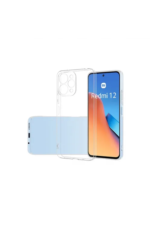Xiaomi Redmi 12 Kılıf Lüx Şeffaf Silikon