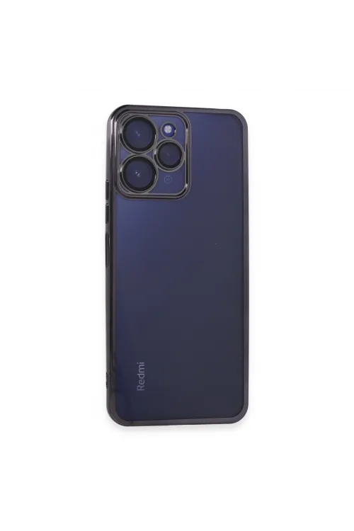 Xiaomi Redmi 12 Kılıf Razer Lensli Silikon - Mor