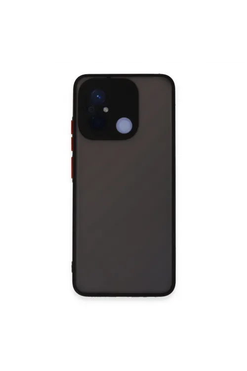 Xiaomi Redmi 12c Kılıf Montreal Silikon Kapak - Siyah