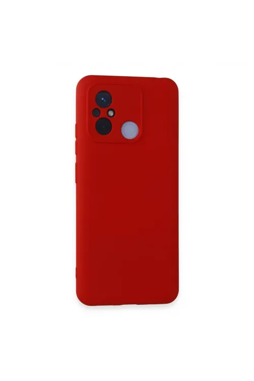 Xiaomi Redmi 12c Kılıf Nano İçi Kadife Silikon - Kırmızı