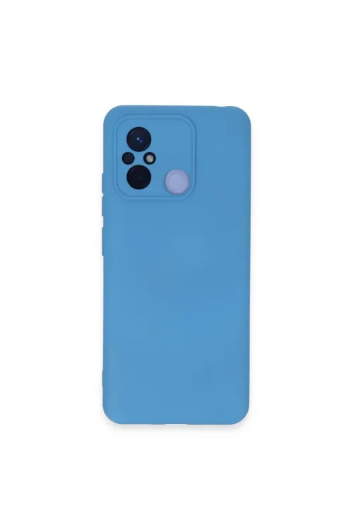 Xiaomi Redmi 12c Kılıf Nano İçi Kadife Silikon - Mavi