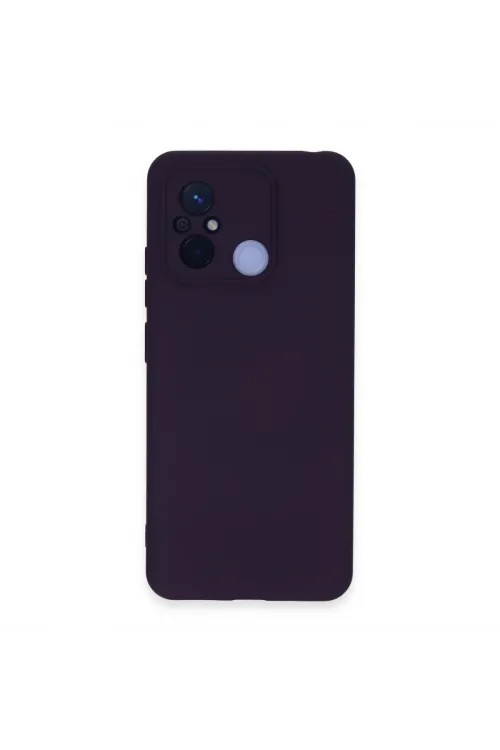 Xiaomi Redmi 12c Kılıf Nano İçi Kadife Silikon - Mor