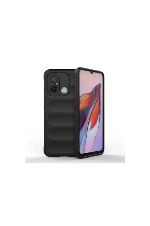 Xiaomi Redmi 12c Kılıf Optimum Silikon - Siyah