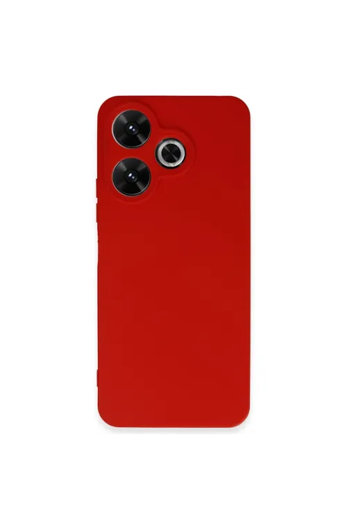 Xiaomi Redmi 13 4g Kılıf First Silikon - Kırmızı