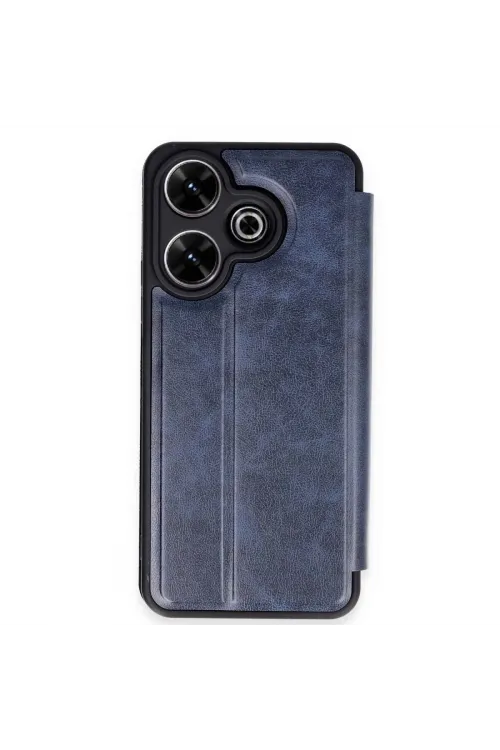 Xiaomi Redmi 13 4g Kılıf Flip Cover - Lacivert