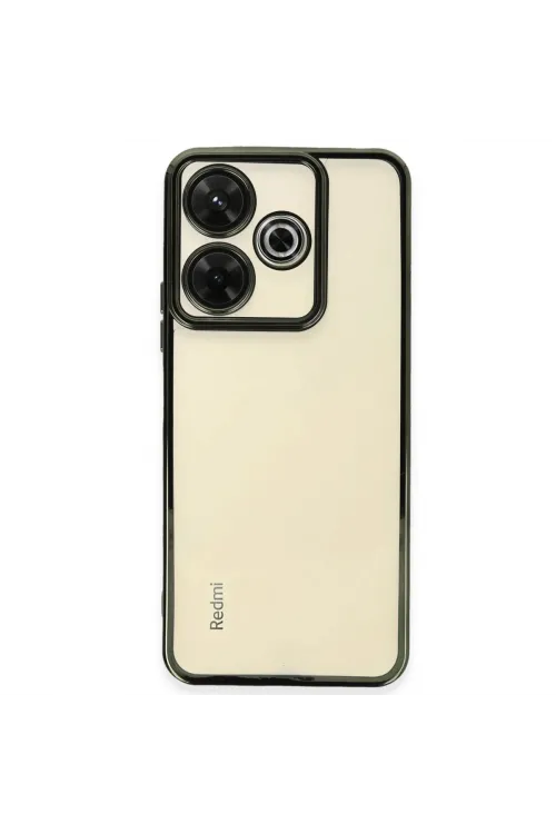 Xiaomi Redmi 13 4g Kılıf Razer Lensli Silikon - Yeşil