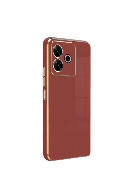 Xiaomi Redmi 13 4g Kılıf Volet Silikon - Kırmızı