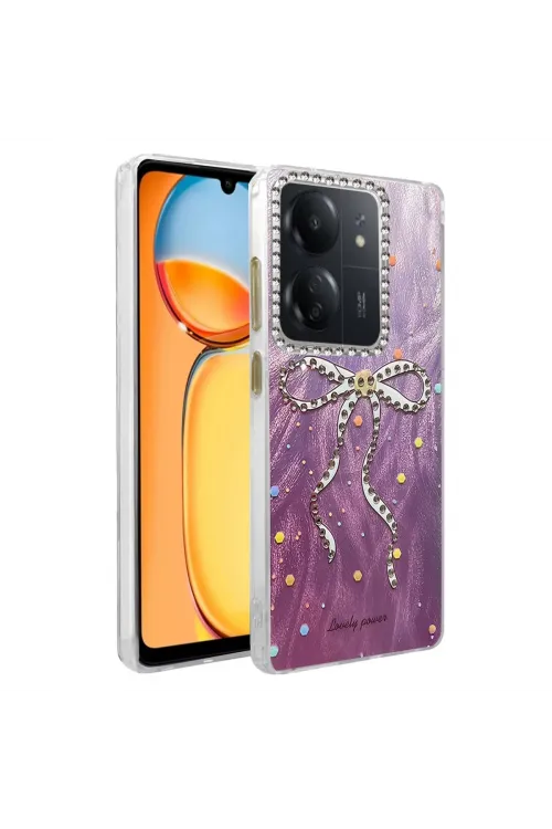 Xiaomi Redmi 13c Kılıf Blade Aynalı Desenli Kapak - Desen 1