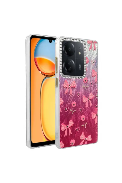 Xiaomi Redmi 13c Kılıf Blade Aynalı Desenli Kapak - Desen 3