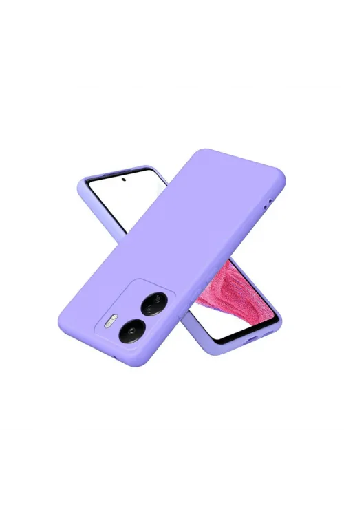 Xiaomi Redmi 13c Kılıf First Silikon - Lila