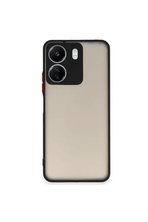 Xiaomi Redmi 13c Kılıf Montreal Silikon Kapak - Siyah