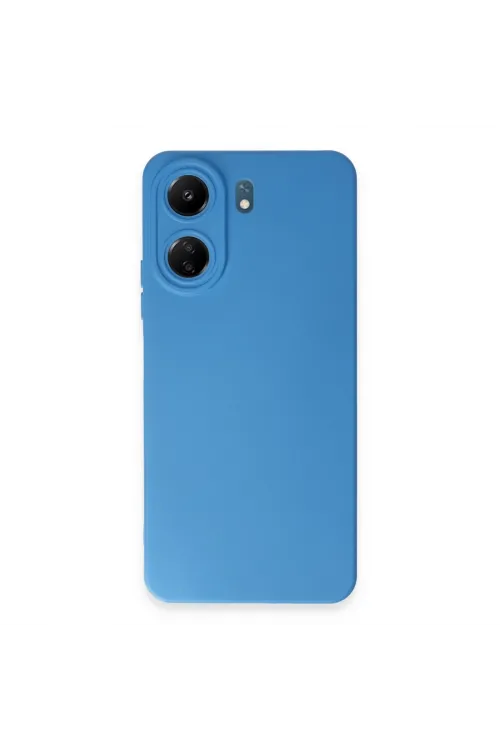 Xiaomi Redmi 13c Kılıf Nano İçi Kadife Silikon - Mavi