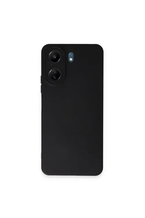 Xiaomi Redmi 13c Kılıf Nano İçi Kadife Silikon - Siyah