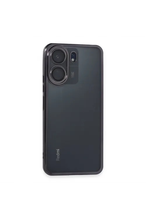 Xiaomi Redmi 13c Kılıf Razer Lensli Silikon - Mor