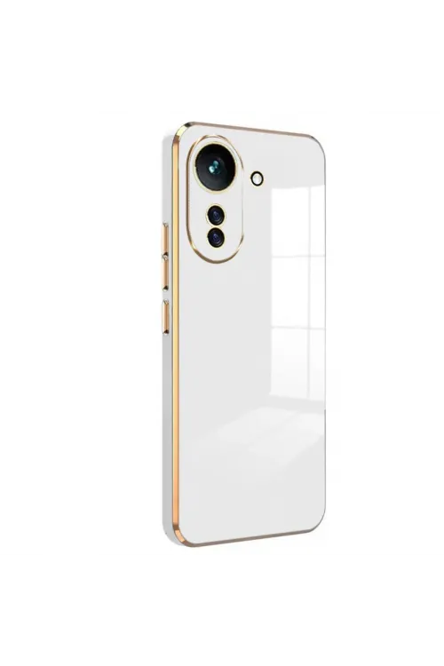 Xiaomi Redmi 13c Kılıf Volet Silikon - Beyaz