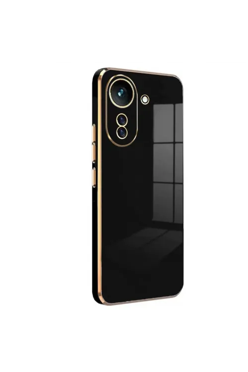 Xiaomi Redmi 13c Kılıf Volet Silikon - Siyah
